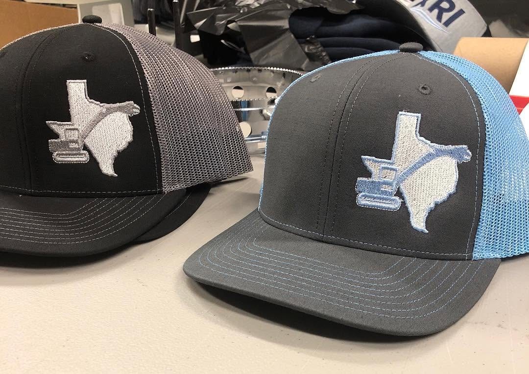 Embroidered Texas caps