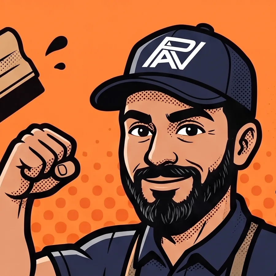 Ruben drawn as the Print A Vision mascot